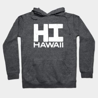 HI Hawaii State Vintage Typography Hoodie